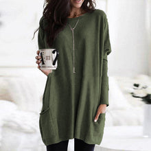 Load image into Gallery viewer, Long Sleeve Casual Pocket T-Shirt
