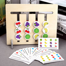 Load image into Gallery viewer, Wooden 2-Sided Sliding Logic Puzzle