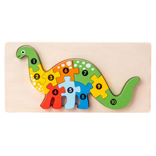 Load image into Gallery viewer, Children's Educational 3D Wooden Puzzle