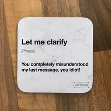 Load image into Gallery viewer, Funny Office Email Definitions Coasters - Set of 6