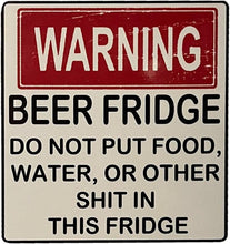 Load image into Gallery viewer, Funny Beer Fridge Vintage Sticker Sign