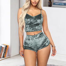 Load image into Gallery viewer, Sexy Velvet V-Neck Lingerie