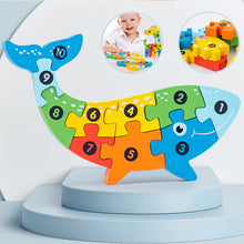 Load image into Gallery viewer, Children's Educational 3D Wooden Puzzle