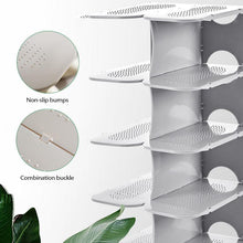Load image into Gallery viewer, Vertical Shoe Rack Layer 6 Plastic Detachable Combination Shoe Storage Rack
