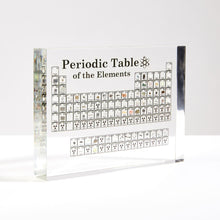 Load image into Gallery viewer, PERIODIC TABLE DISPLAY WITH ELEMENTS