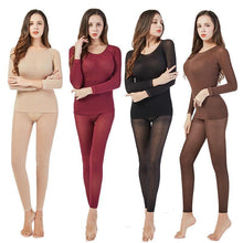 Load image into Gallery viewer, Ultra Soft Seamless Heating Set 37 ° Thermostatic Underwear