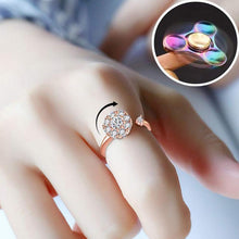 Load image into Gallery viewer, Zircon Rotary Ring - anxiety reliever