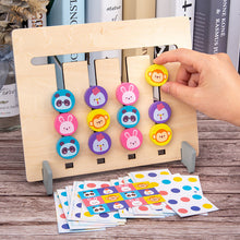 Load image into Gallery viewer, Wooden 2-Sided Sliding Logic Puzzle