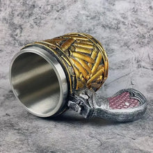 Load image into Gallery viewer, Stainless Steel Bullet Pattern Beer Mug
