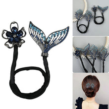 Load image into Gallery viewer, 🌺Rhinestone Flower Hair Clip
