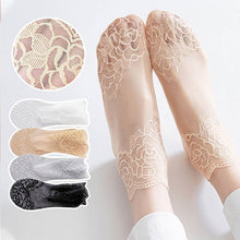 Load image into Gallery viewer, Ladies Fashion Lace Socks (6 Pairs)