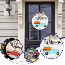 Load image into Gallery viewer, Interchangeable Vintage Truck Welcome Sign