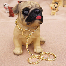 Load image into Gallery viewer, Dog Training Collars Snake P Choke Metal Slip Chain