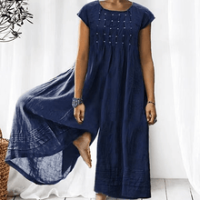 Load image into Gallery viewer, Casual Solid Color Short-Sleeved Jumpsuit