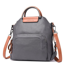 Load image into Gallery viewer, Dual-use Leather Backpack &amp; Handbag