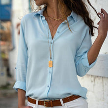 Load image into Gallery viewer, V-Neck Chiffon Shirt