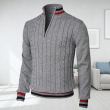 Load image into Gallery viewer, Color Block Turtleneck With Zip Closure