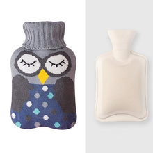 Load image into Gallery viewer, Rubber Hot Water Bottle with Knit Cover