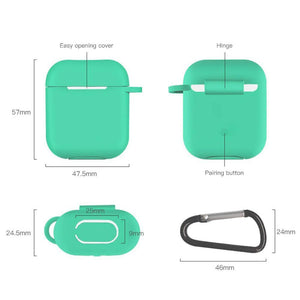 Shockproof Protective Premium Silicone Cover Skin for AirPods Charging Case