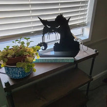 Load image into Gallery viewer, Angry Cat Metal Halloween Decor