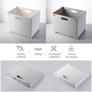 Punch-Free Folding Storage Basket