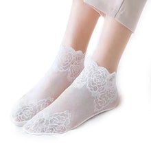 Load image into Gallery viewer, Ladies Fashion Lace Socks (6 Pairs)