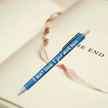 Load image into Gallery viewer, 9pcs Funny Glitter Ballpoint Pens