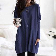 Load image into Gallery viewer, Long Sleeve Casual Pocket T-Shirt