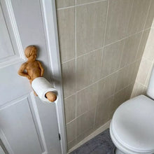 Load image into Gallery viewer, Funny Wood Toilet Roll Holder