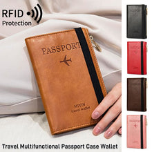 Load image into Gallery viewer, RFID Blocking Leather Card Wallet