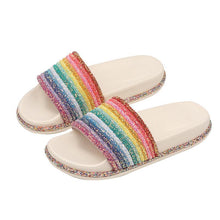 Load image into Gallery viewer, Rainbow Slipper