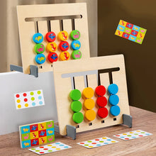 Load image into Gallery viewer, Wooden 2-Sided Sliding Logic Puzzle