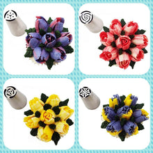 Load image into Gallery viewer, Stainless steel spout set (13 pieces) for cupcakes and cake decoration action