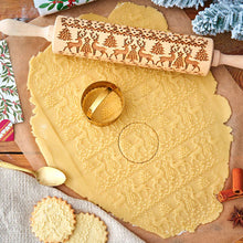 Load image into Gallery viewer, Carved beech wood rolling pin