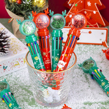 Load image into Gallery viewer, Cute Christmas Glitter Ballpoint Pens