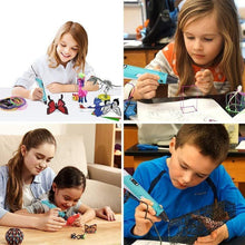 Load image into Gallery viewer, 3D Printing Pen for Kids and Adults with 5m Filament(random colour &amp; Biodegradable material)