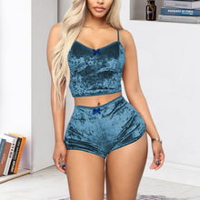 Load image into Gallery viewer, Sexy Velvet V-Neck Lingerie