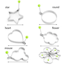 Load image into Gallery viewer, Stainless Steel Fried Egg Molds