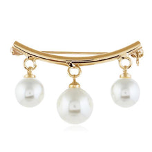 Load image into Gallery viewer, Women Pearl Cute Brooch Enamel Pin jewelry, 2PCs