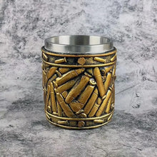 Load image into Gallery viewer, Stainless Steel Bullet Pattern Beer Mug
