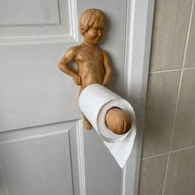 Load image into Gallery viewer, Funny Wood Toilet Roll Holder