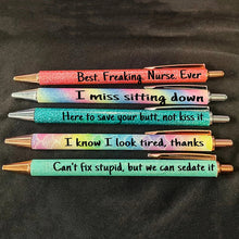 Load image into Gallery viewer, Funny Glitter Ballpoint Pens
