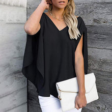 Load image into Gallery viewer, V-Neck Bowknot Blouses