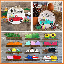 Load image into Gallery viewer, Interchangeable Vintage Truck Welcome Sign