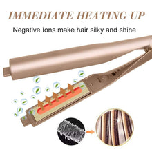 Load image into Gallery viewer, 2-in-1 Hair Straightener Spiral Wave Curler