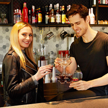 Load image into Gallery viewer, 6 Shot Glass Dispenser and Holder