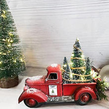 Load image into Gallery viewer, Red Farm Truck Christmas Decorations