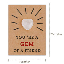 Load image into Gallery viewer, 24 Pack Valentines Cards with Heart-Shape Crystals