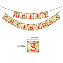 Load image into Gallery viewer, Merry Christmas Banner