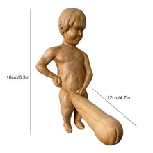 Load image into Gallery viewer, Funny Wood Toilet Roll Holder